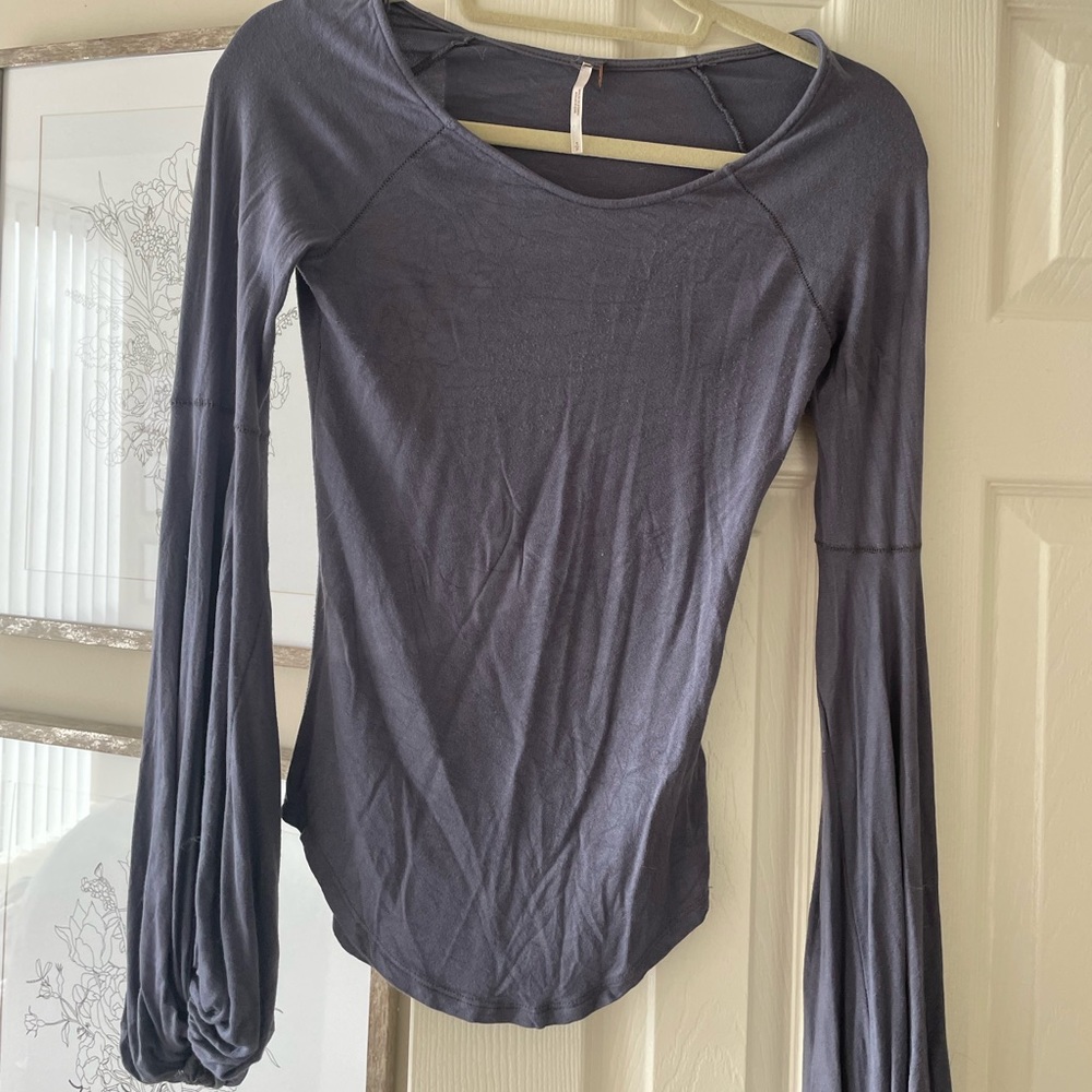Bell sleeve top